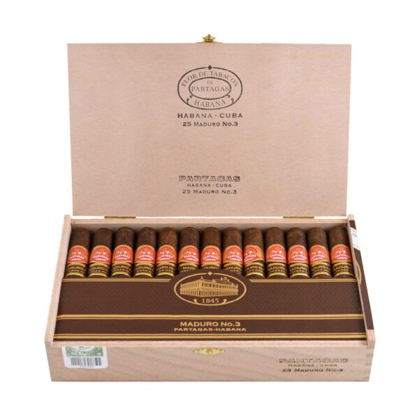 Partagas Maduro No.3 帕特加斯 馬杜羅3號25支
