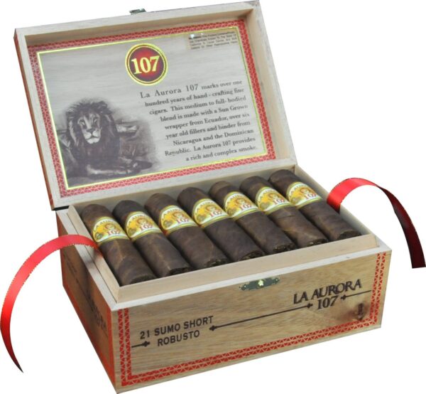 La Aurora 107 Sumo Short Robusto Cigars