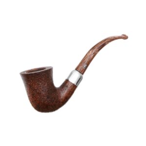 查科姆 堡棕色噴砂彎杜賓煙斗