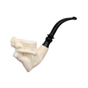 AKB海泡石裸女雕刻煙斗（A. Cevik設計，附帶煙斗盒）