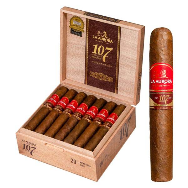 La Aurora 107 Nicaragua Gran Toro 獅子王 107尼加拉瓜格蘭公牛20支