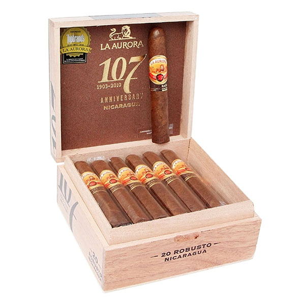La Aurora 107 Nicaragua Robusto 獅子王 107尼加拉瓜羅布圖20支